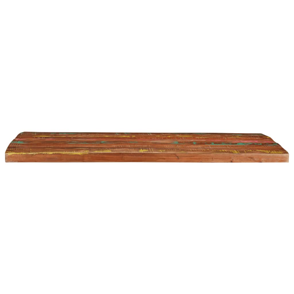 Bordplate 90x80x2,5 cm rektangulær gjenvunnet heltre