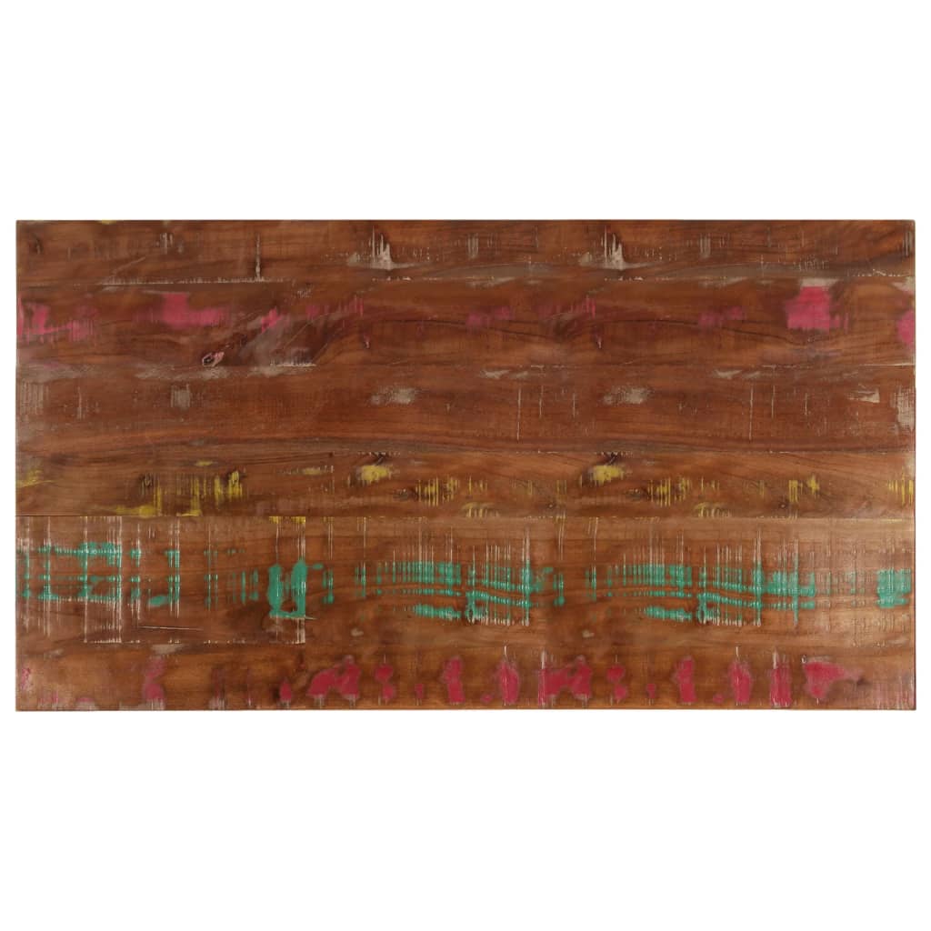 Bordplate 120x60x3,8 cm rektangulær gjenvunnet heltre