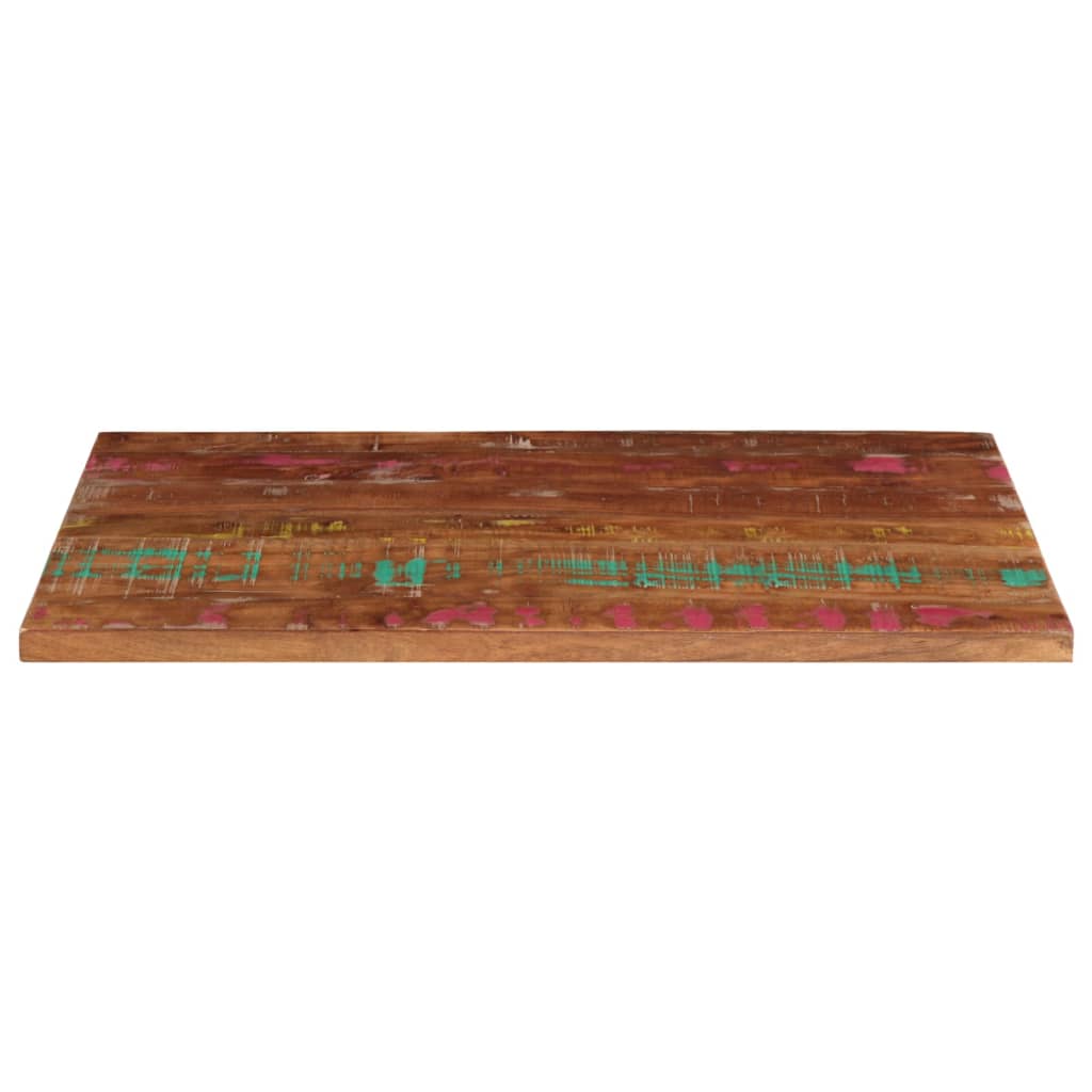 Bordplate 120x60x3,8 cm rektangulær gjenvunnet heltre