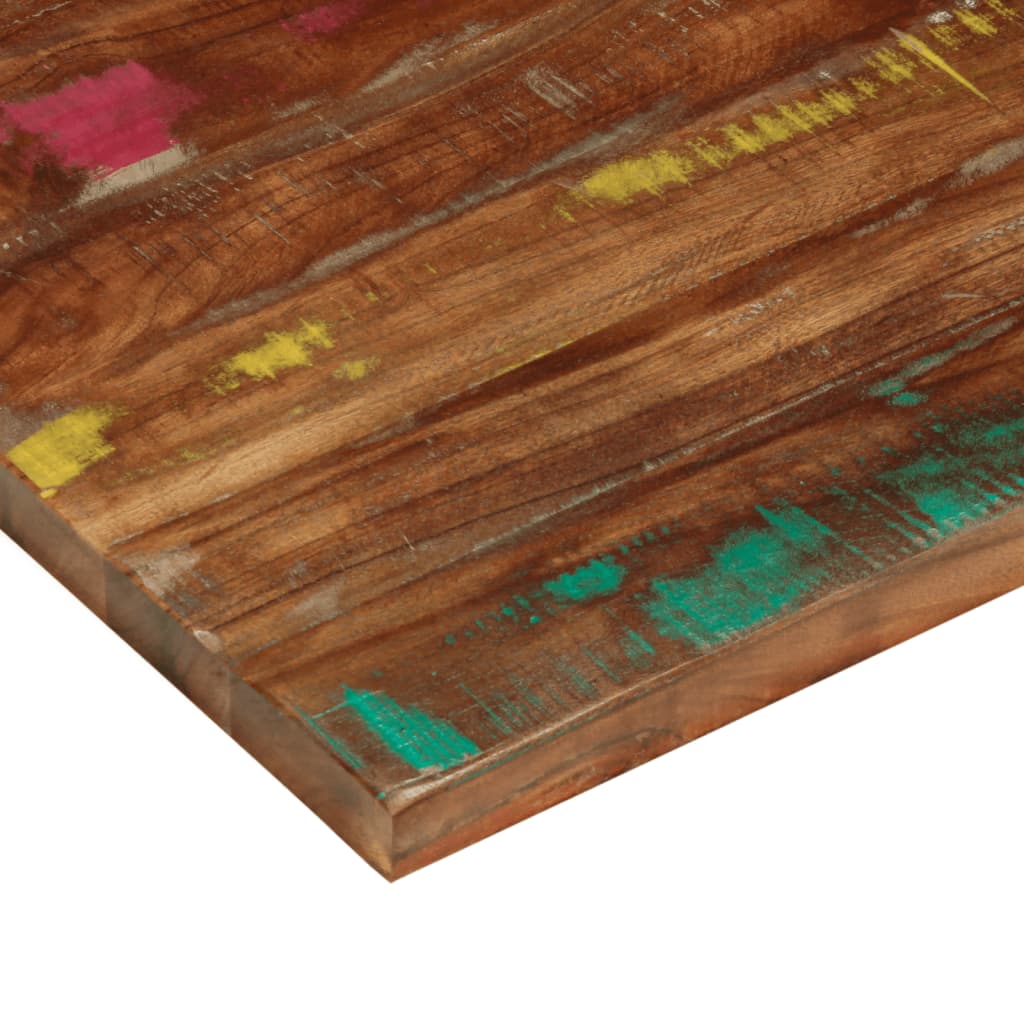 Bordplate 120x60x3,8 cm rektangulær gjenvunnet heltre