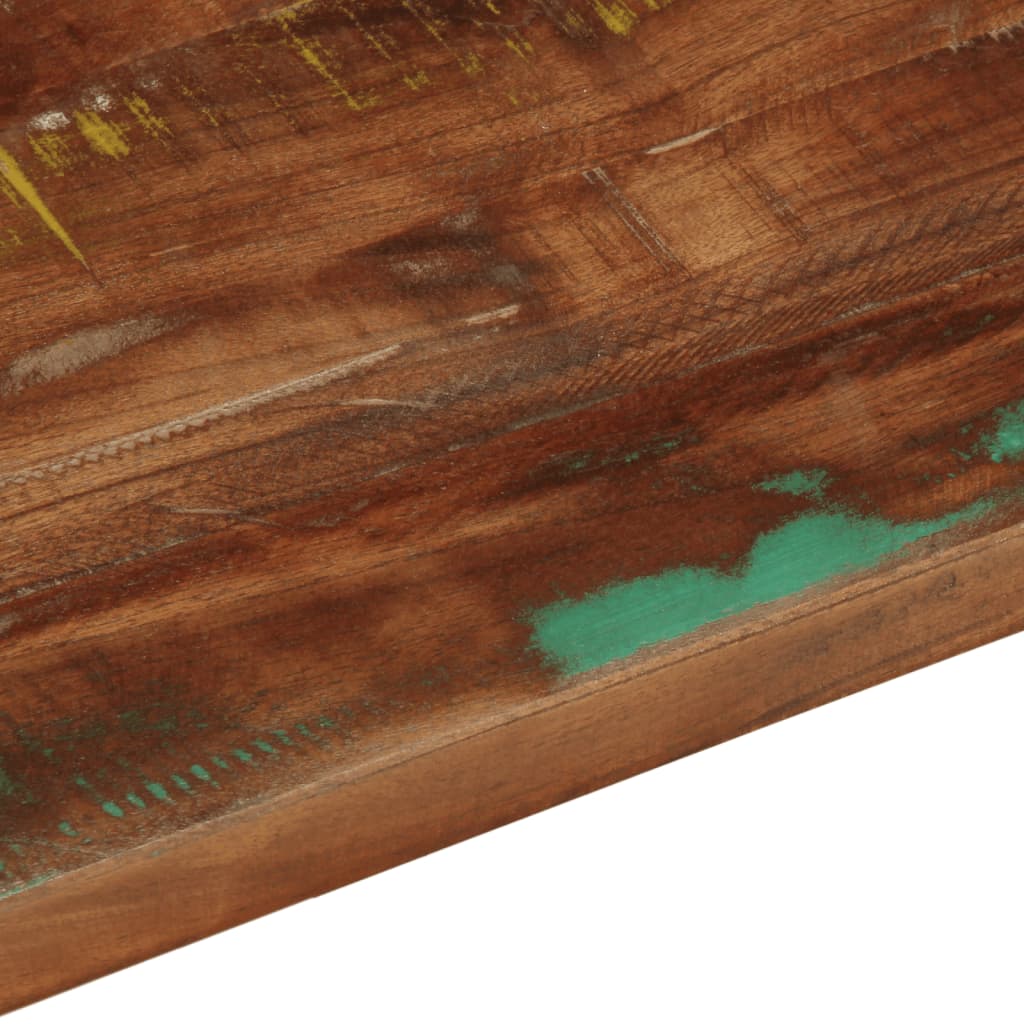 Bordplate 120x60x3,8 cm rektangulær gjenvunnet heltre