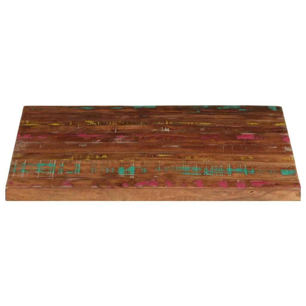 Bordplate 80x80x3,8 cm firkantet gjenvunnet heltre