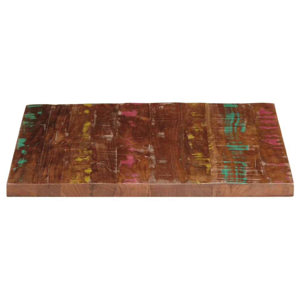 Bordplate 80x80x3,8 cm firkantet gjenvunnet heltre