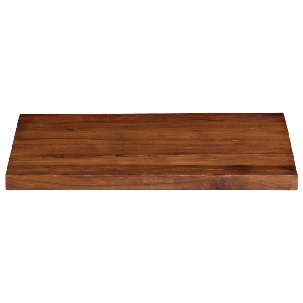 Bordplate 90x60x2,5 cm rektangulær gjenvunnet heltre