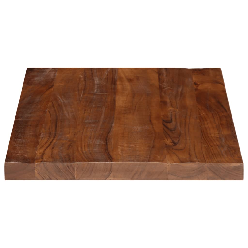 Bordplate 90x60x2,5 cm rektangulær gjenvunnet heltre