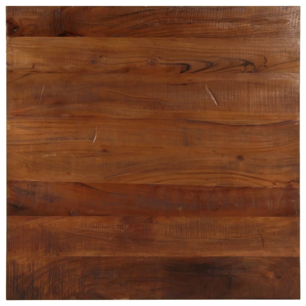 Bordplate 70x70x2,5 cm firkantet gjenvunnet heltre