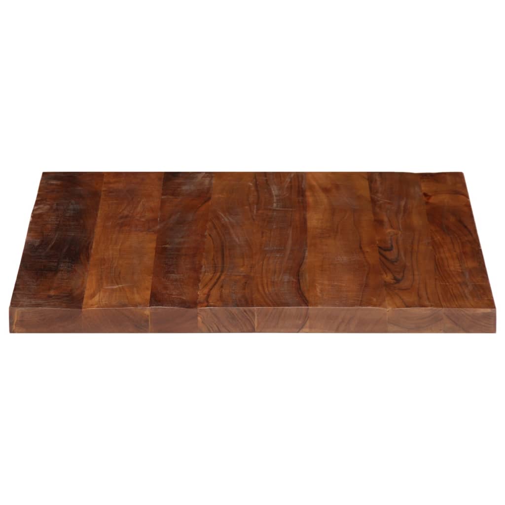 Bordplate 80x80x2,5 cm firkantet gjenvunnet heltre