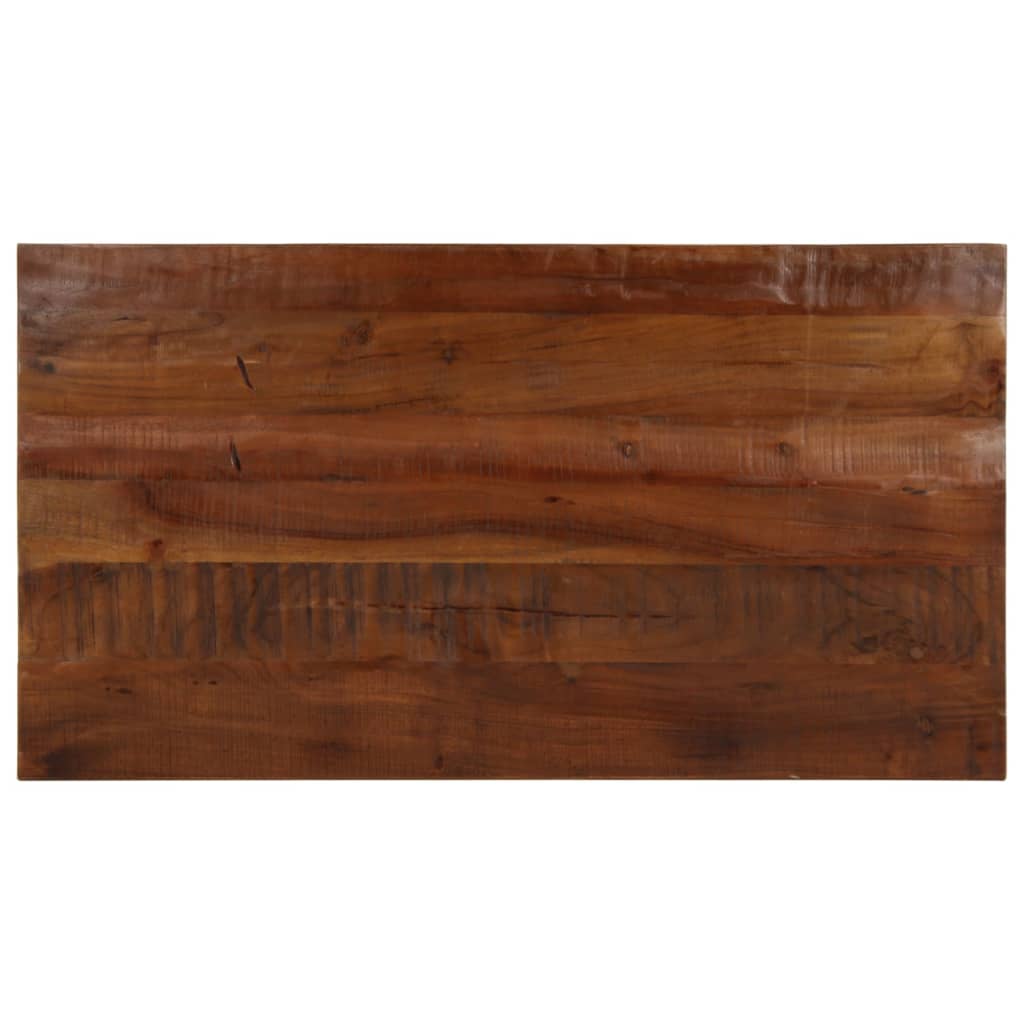 Bordplate 120x60x3,8 cm rektangulær gjenvunnet heltre