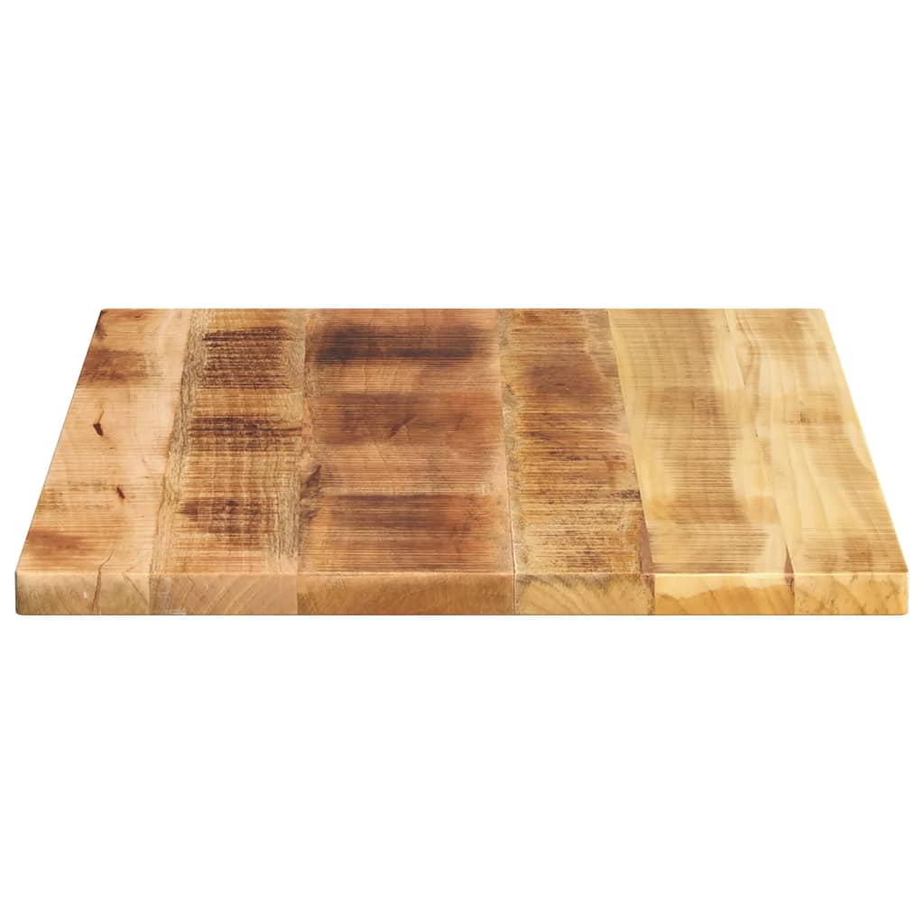 Bordplate 70x50x2,5 cm rektangulær grovt heltre mango