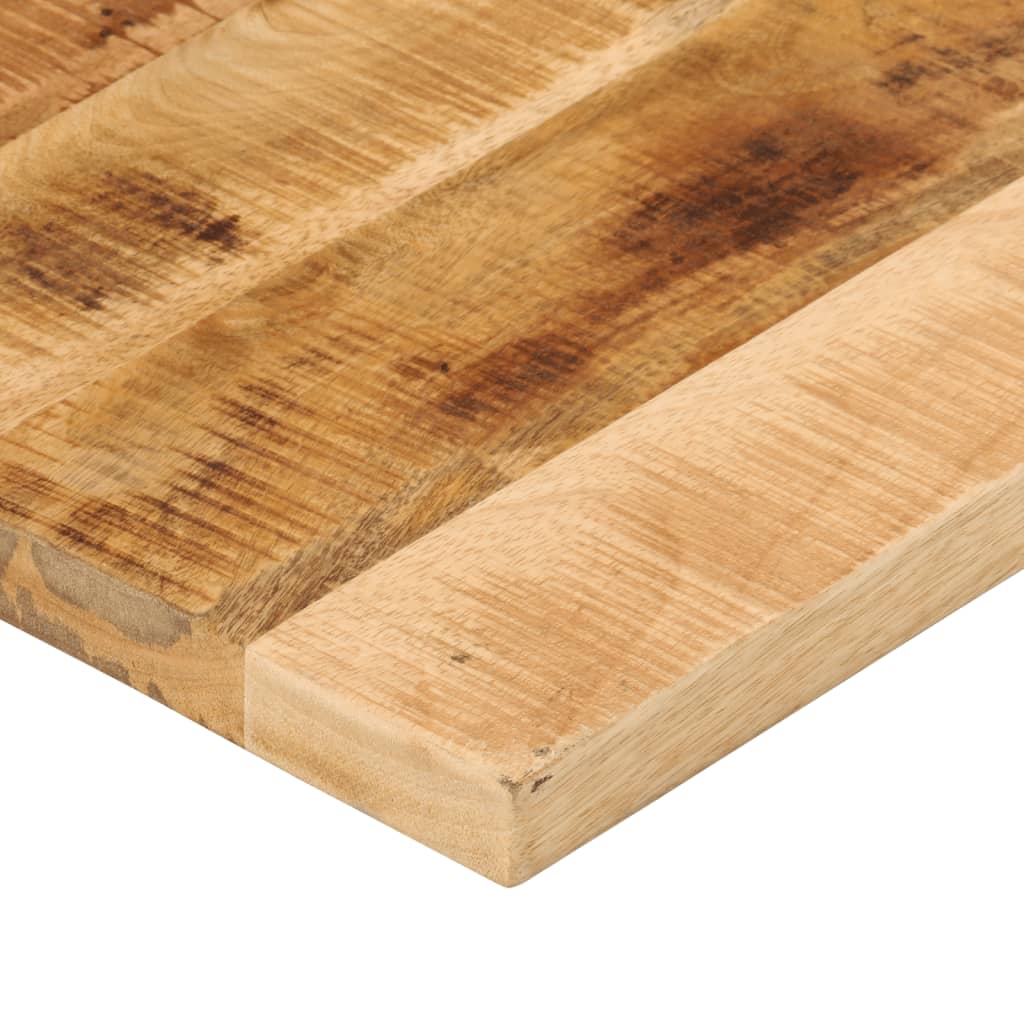 Bordplate 70x50x2,5 cm rektangulær grovt heltre mango