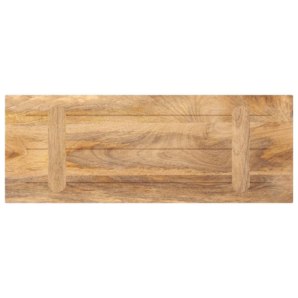 Bordplate 80x40x3,8 cm rektangulær heltre mango