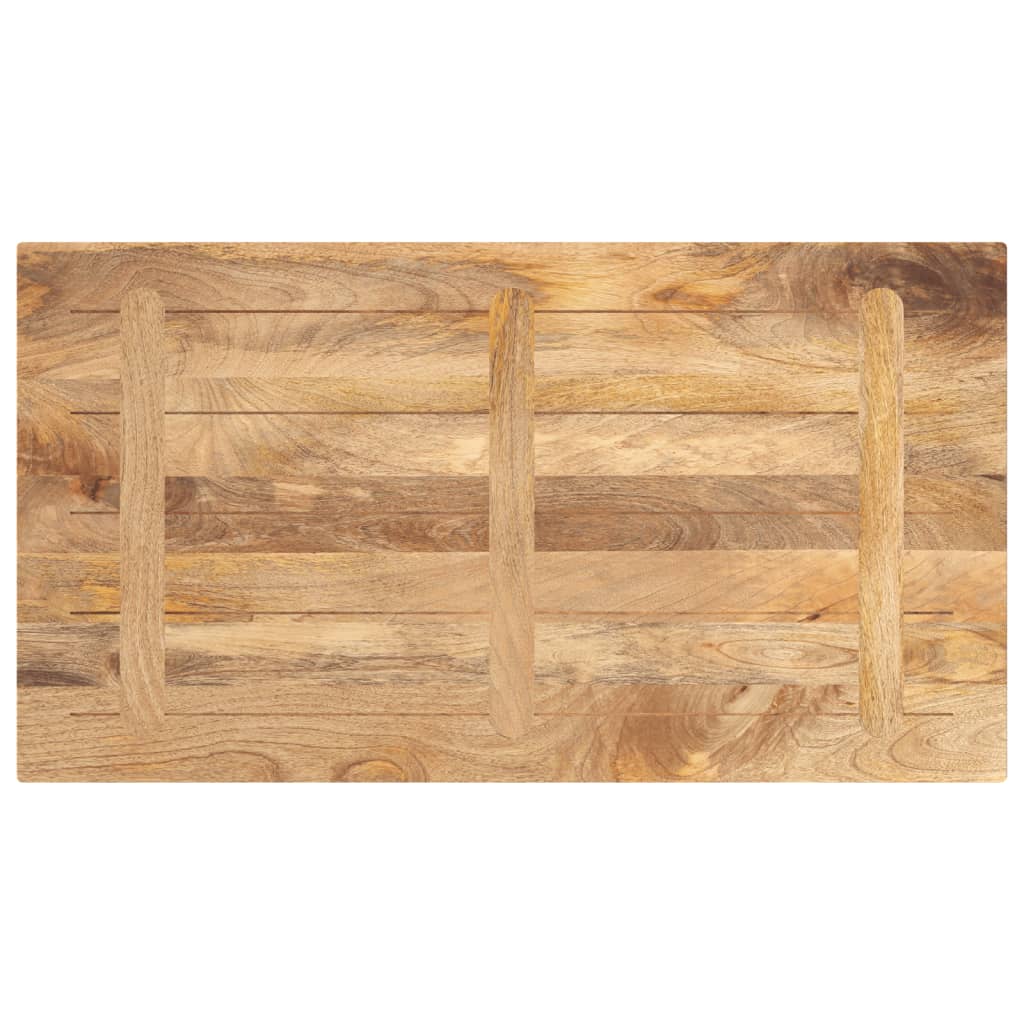Bordplate 110x50x3,8 cm rektangulær heltre mango