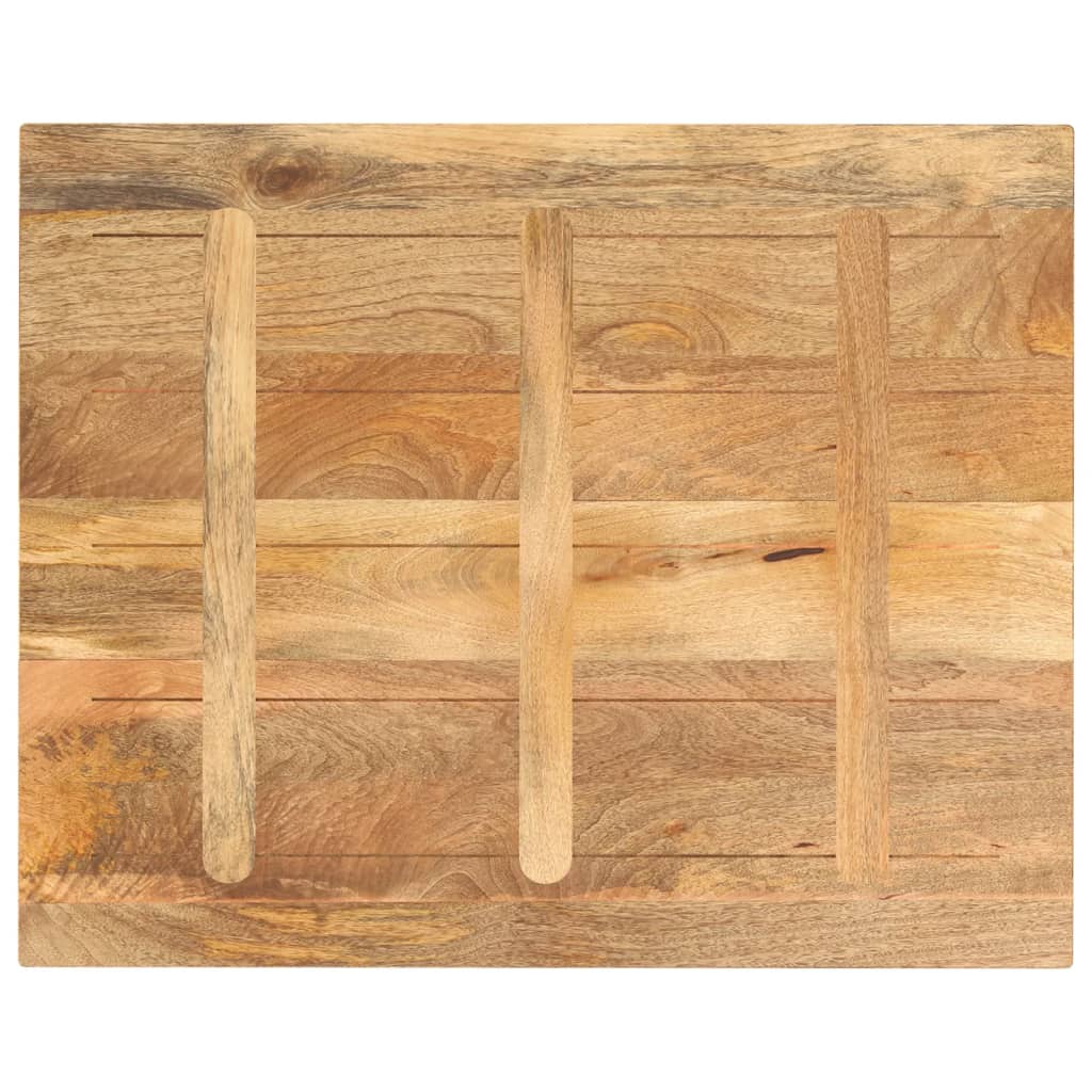 Bordplate 90x80x3,8 cm rektangulær heltre mango