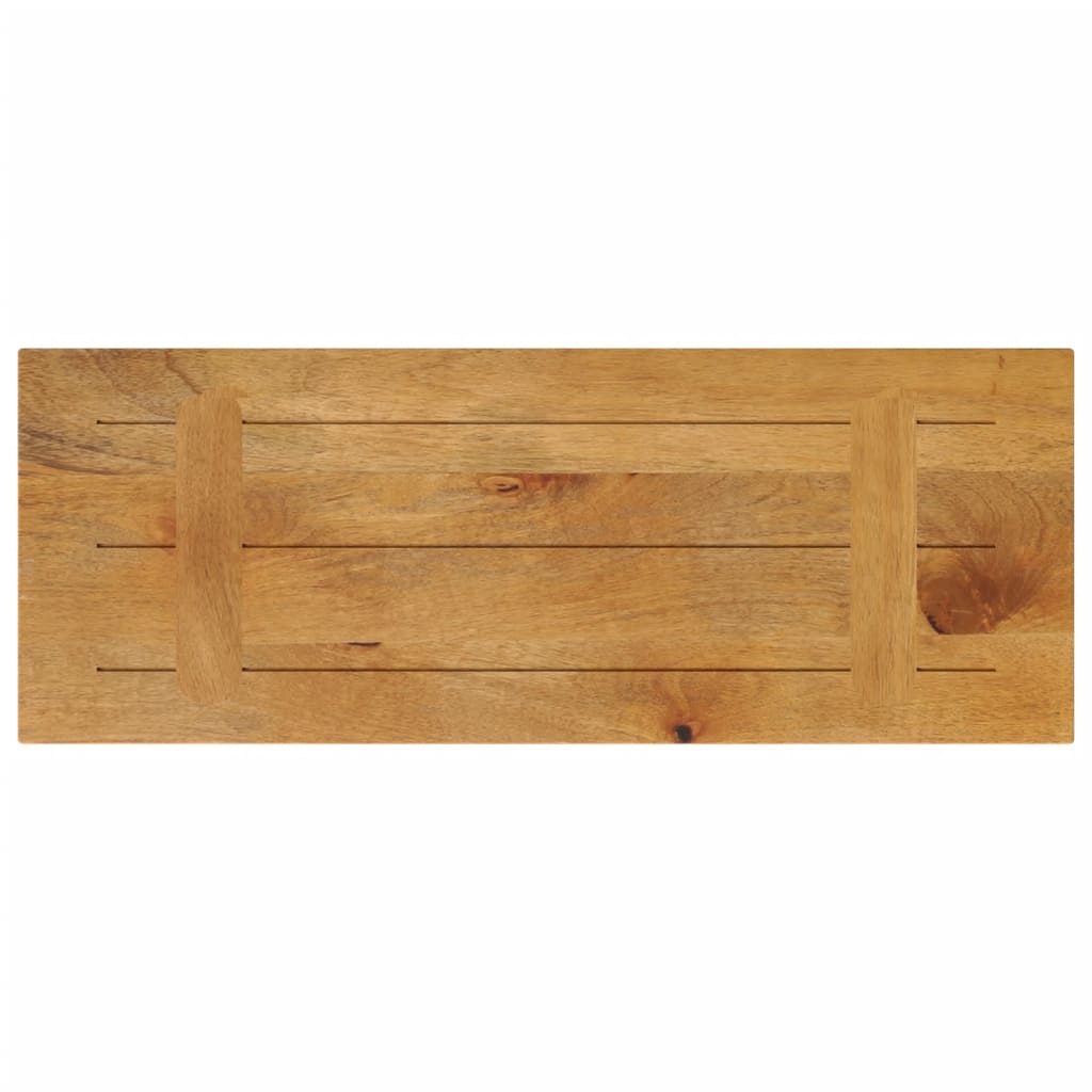 Bordplate 80x40x2,5 cm rektangulær heltre mango
