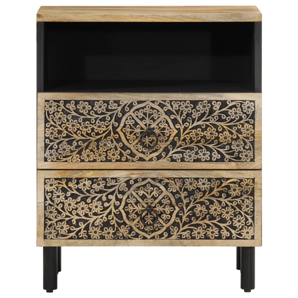 Nattbord 50x33x60 cm heltre mango
