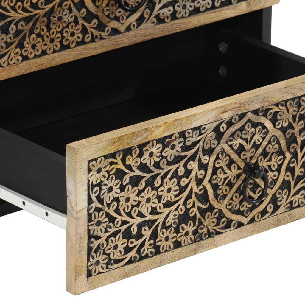 Nattbord 50x33x60 cm heltre mango