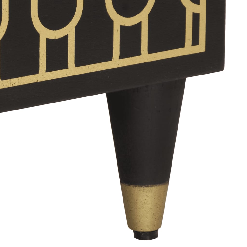 Nattbord 2 stk 40x33x46 cm heltre mango