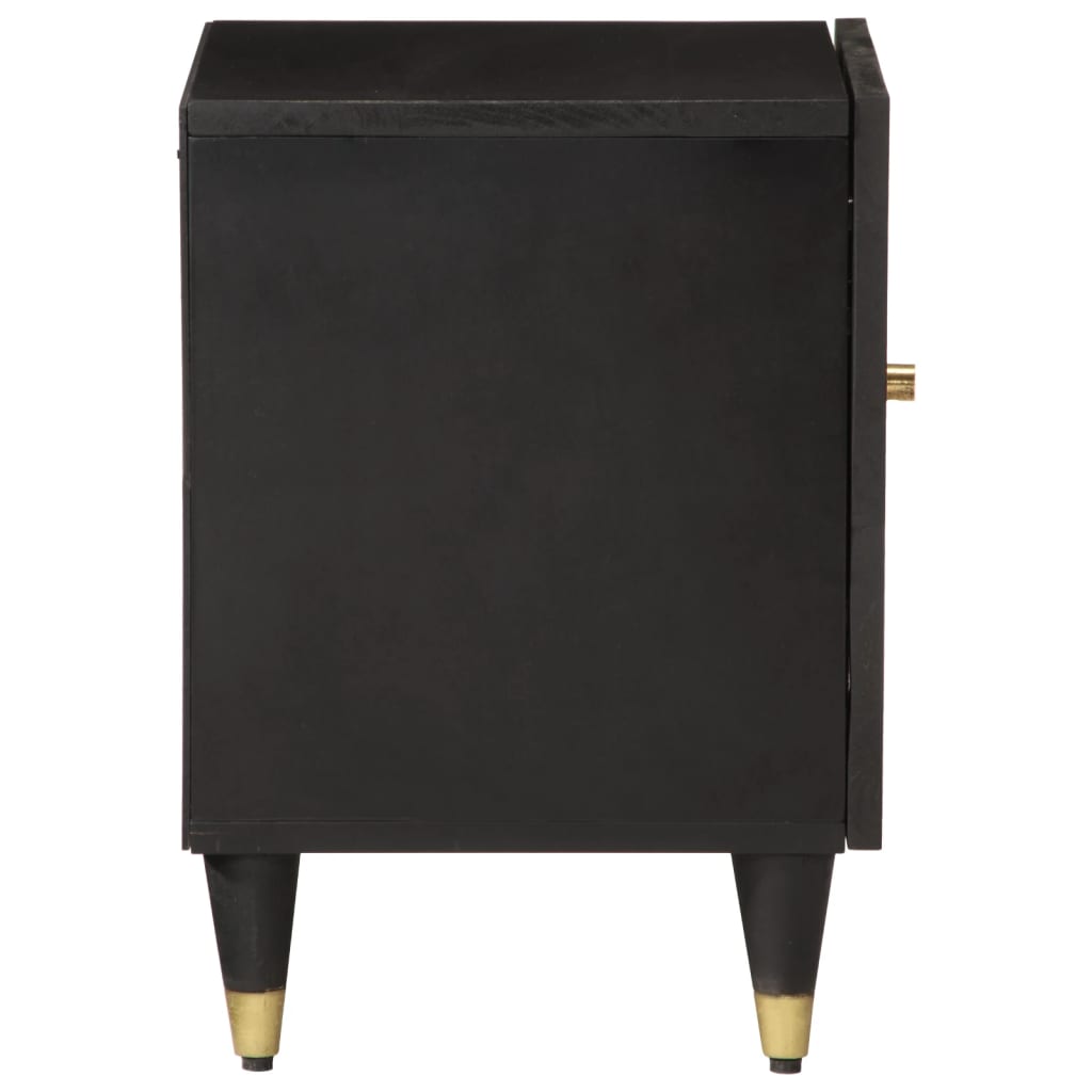 Nattbord 2 stk 40x33x46 cm heltre mango