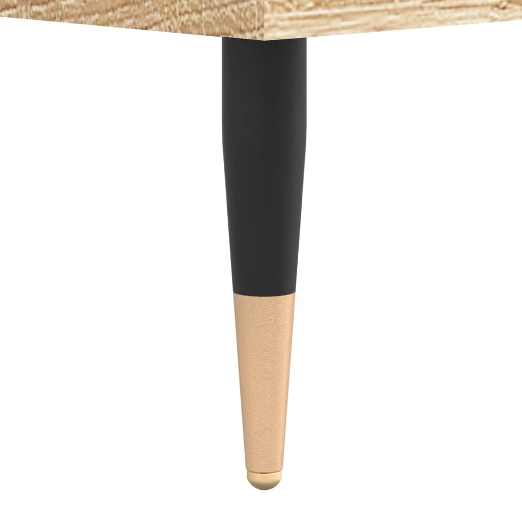 Nattbord 2 stk sonoma eik 40x35x50 cm konstruert tre