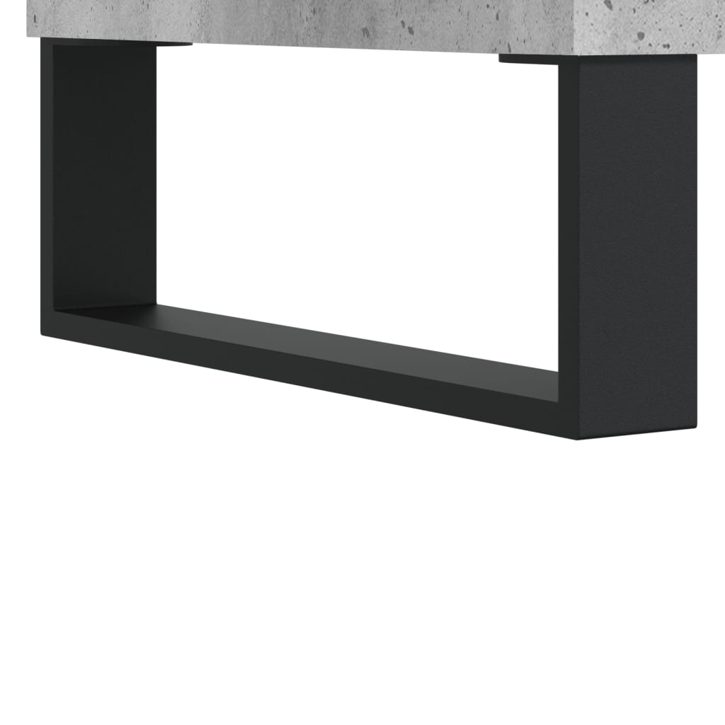 Nattbord 2 stk betonggrå 40x35x50 cm konstruert tre