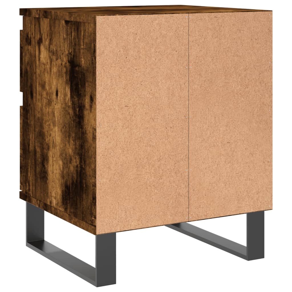 Nattbord røkt eik 40x35x50 cm konstruert tre