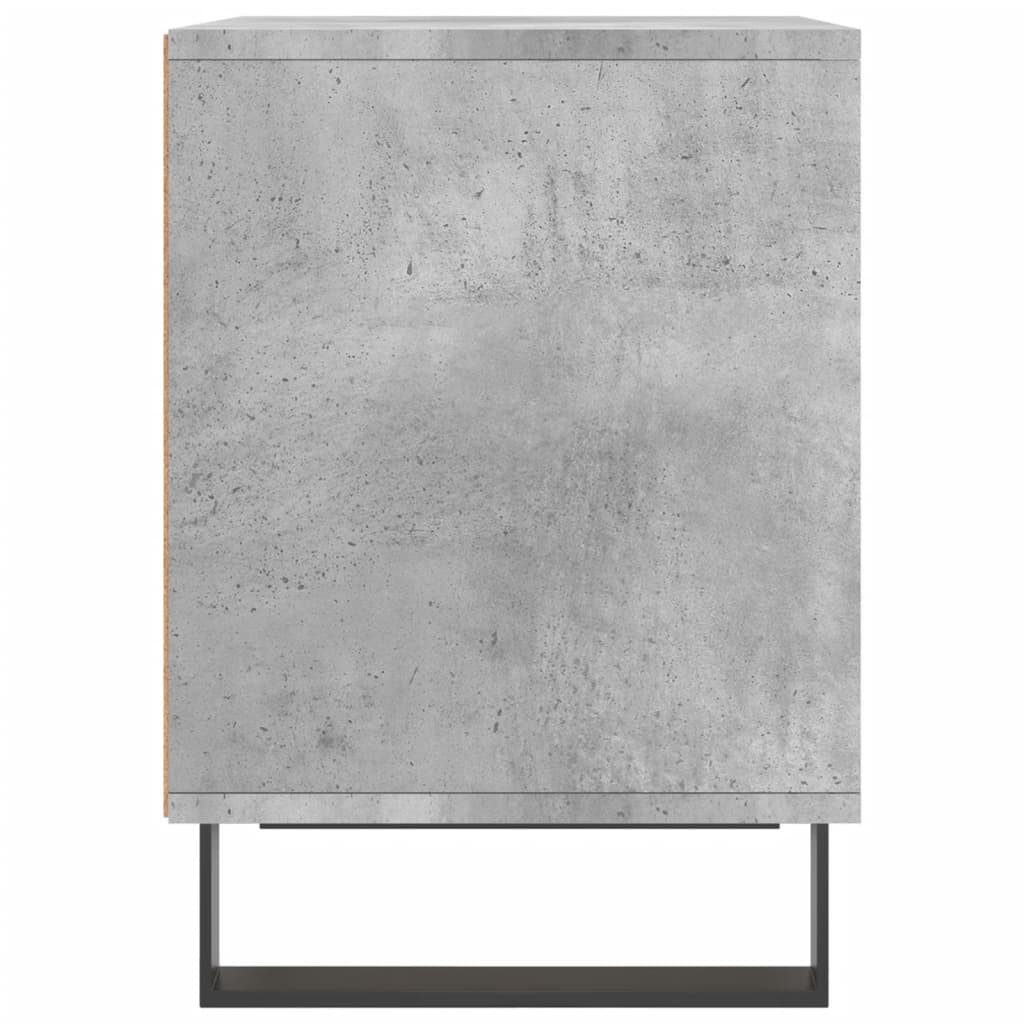Nattbord 2 stk betonggrå 40x35x50 cm konstruert tre