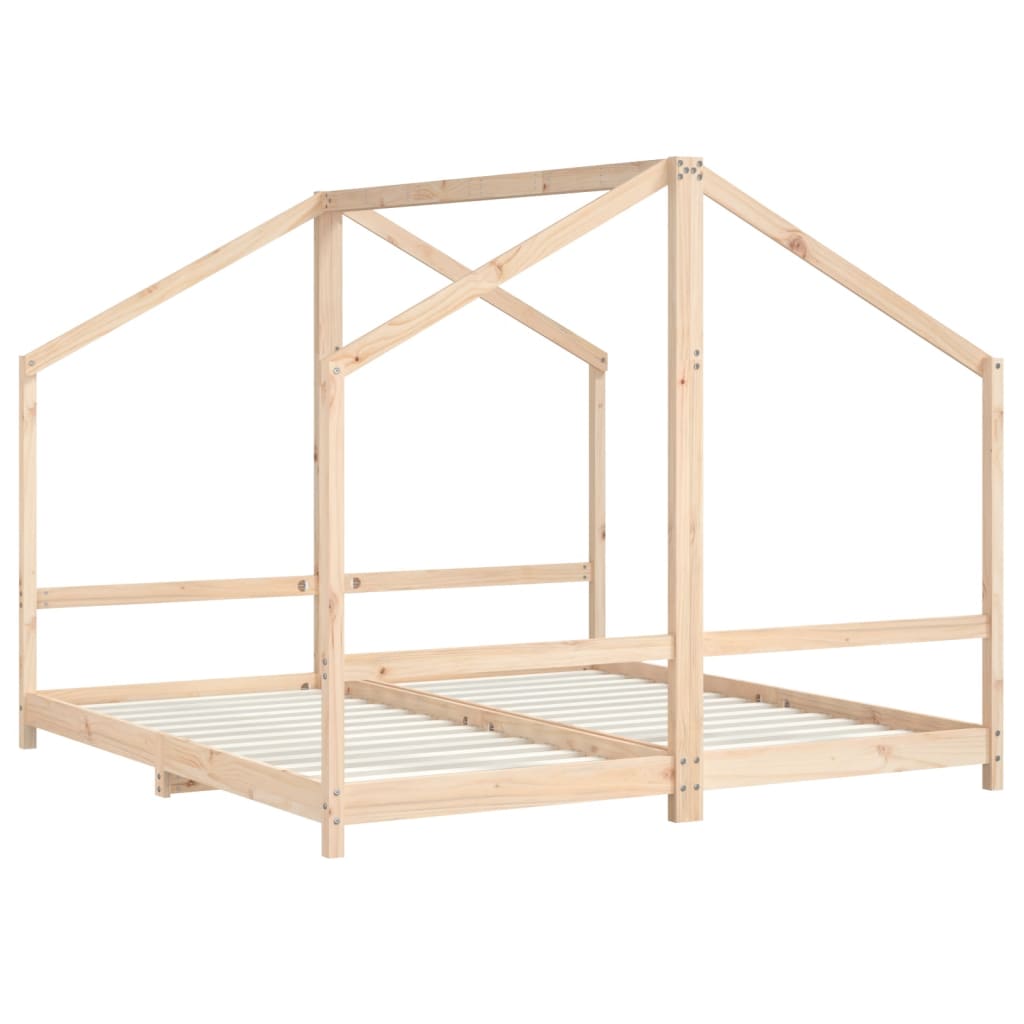 Barnesengeramme 2x(90x190) cm heltre furu