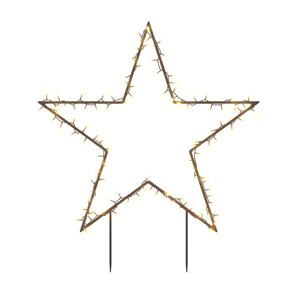 Julelysdekorasjon med pigger stjerne 115 LEDs 85 cm