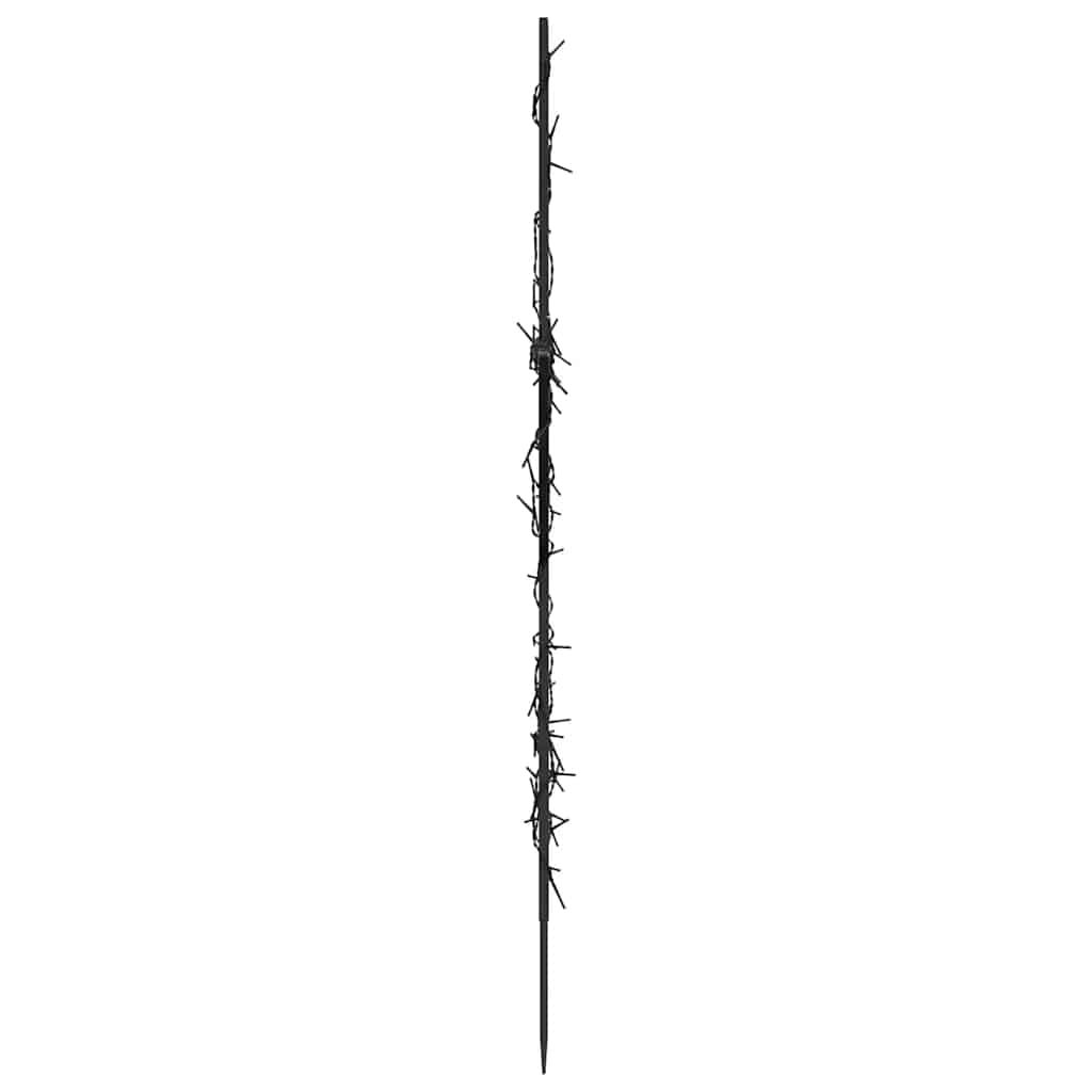 Julelysdekorasjon med pigger stjerne 80 LEDs 60 cm