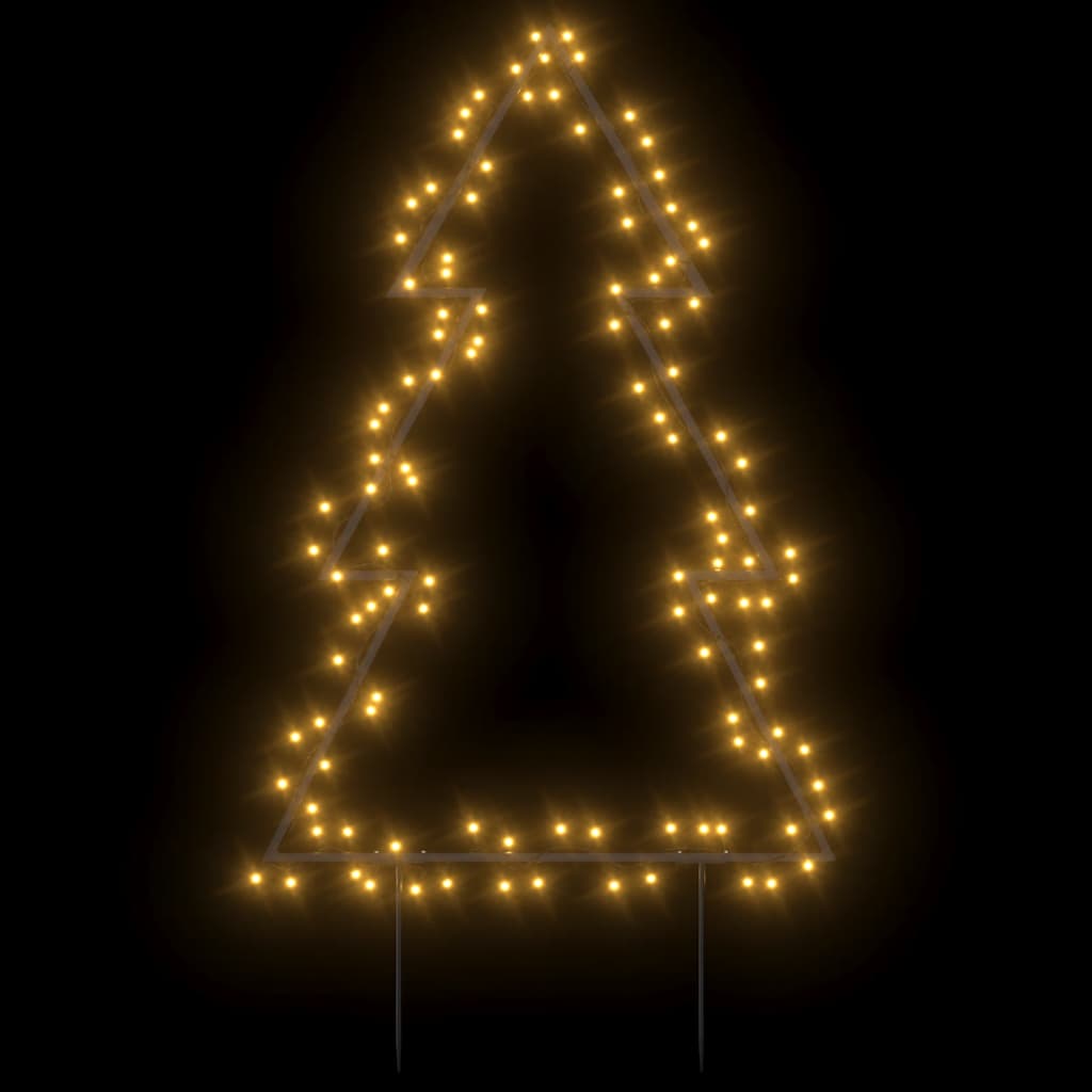 Julelysdekorasjon med plugger tre 115 LEDs 90 cm