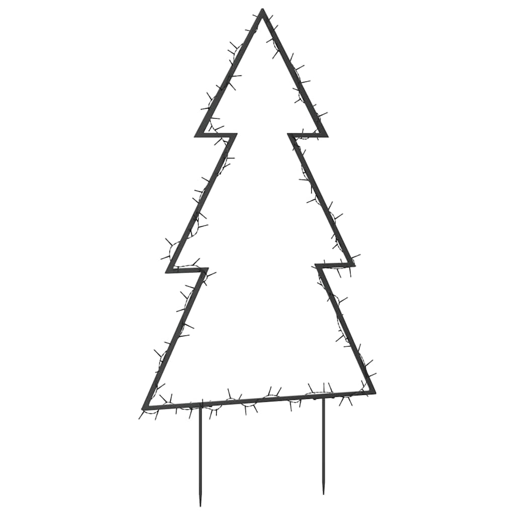 Julelysdekorasjon med plugger tre 115 LEDs 90 cm