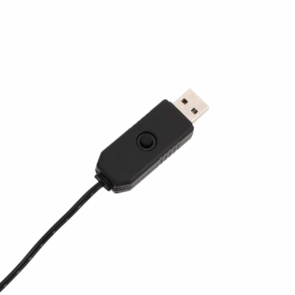 Julelysdekorasjon med plugger tre 80 LEDs 60 cm