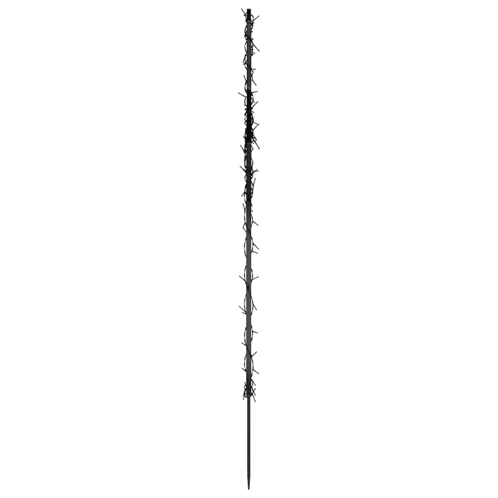 Julelysdekorasjon med pigger meteor 80 LED 62 cm