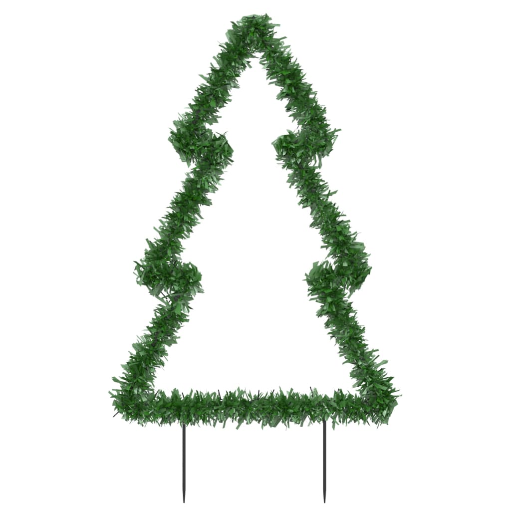 Julelysdekorasjon med plugger tre 80 LEDs 60 cm