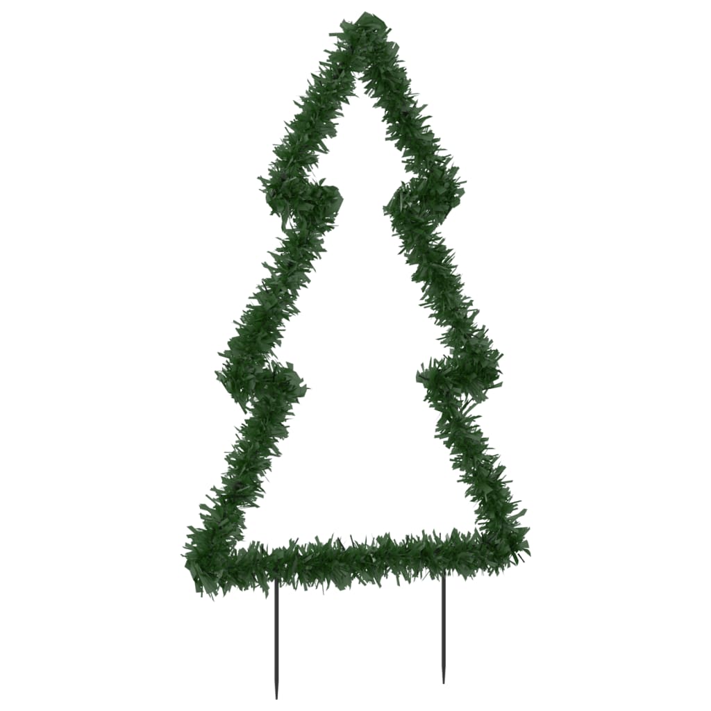 Julelysdekorasjon med plugger tre 80 LEDs 60 cm