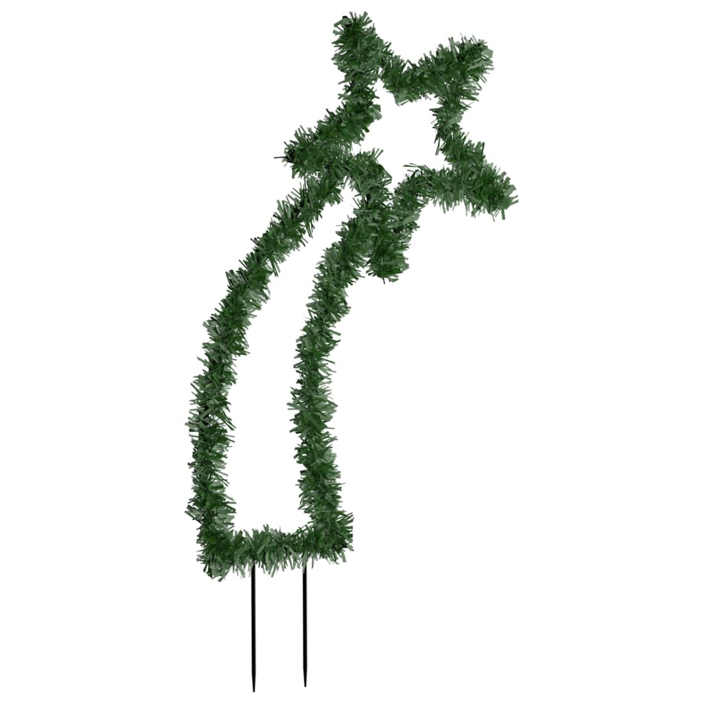 Julelysdekorasjon med pigger meteor 115 LEDs 89 cm