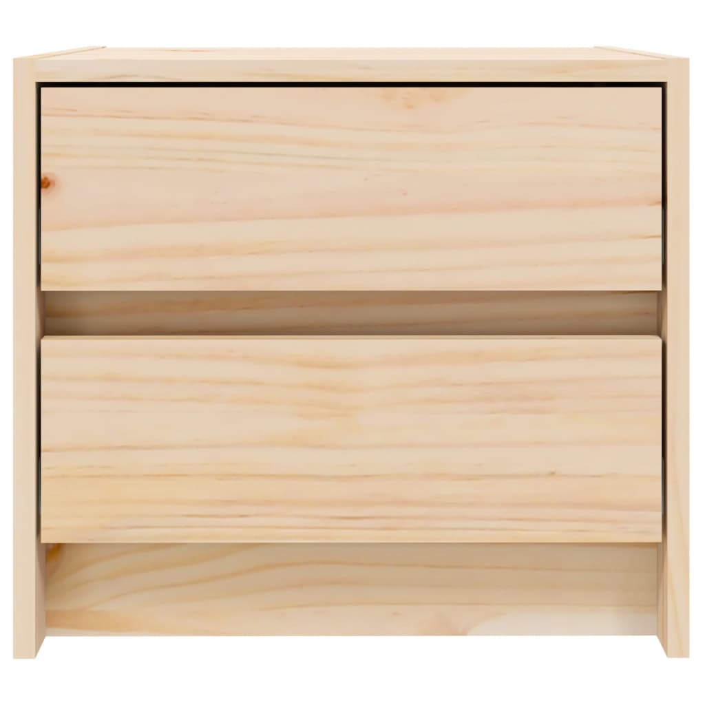 Nattbord 2 stk 40x31x35,5 cm heltre furu