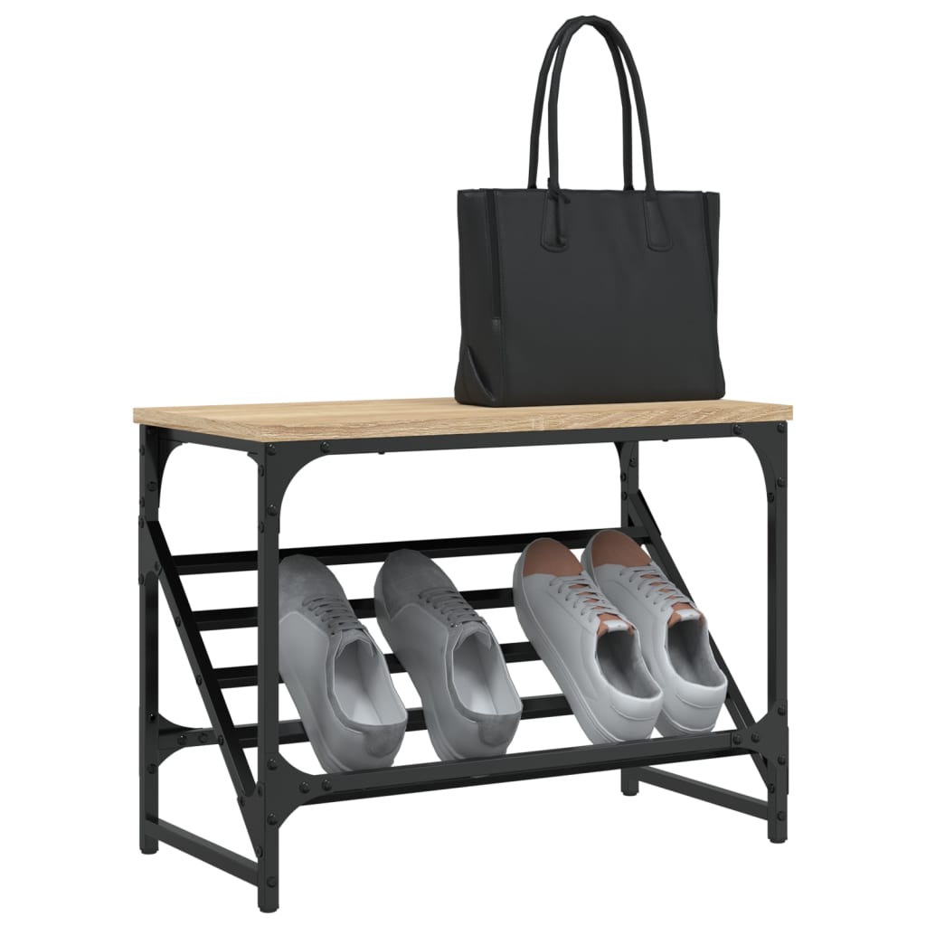 Skohylle sonoma eik 60x30x45 cm konstruert tre