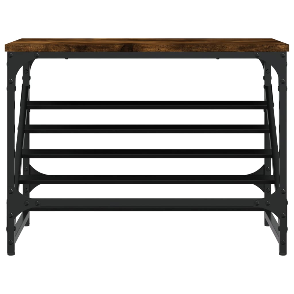 Skohylle røkt eik 60x30x45 cm konstruert tre