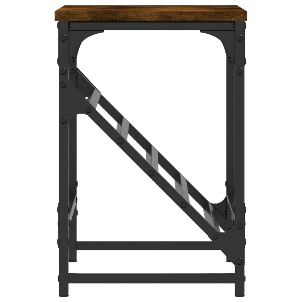Skohylle røkt eik 60x30x45 cm konstruert tre