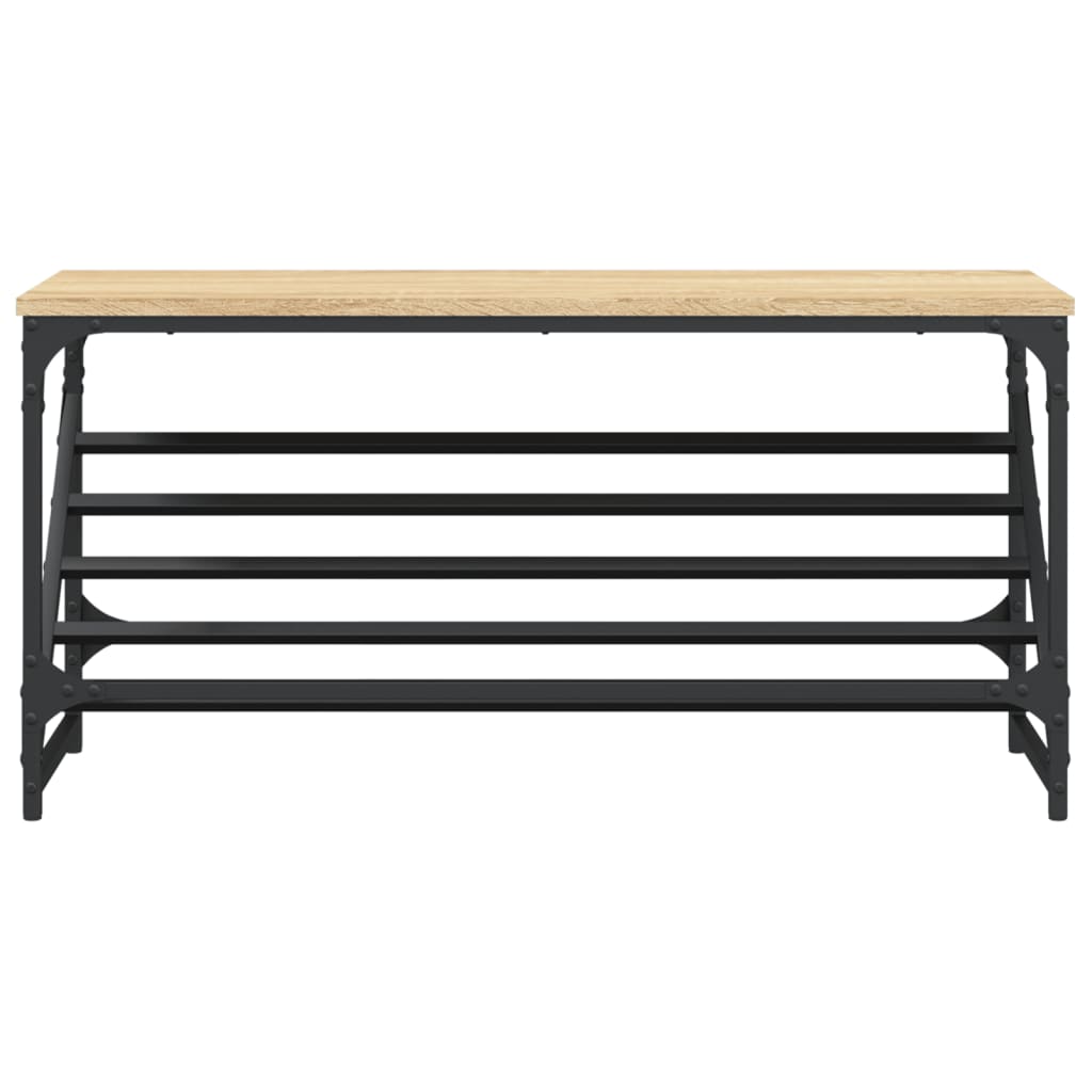 Skohylle sonoma eik 90x30x45 cm konstruert tre