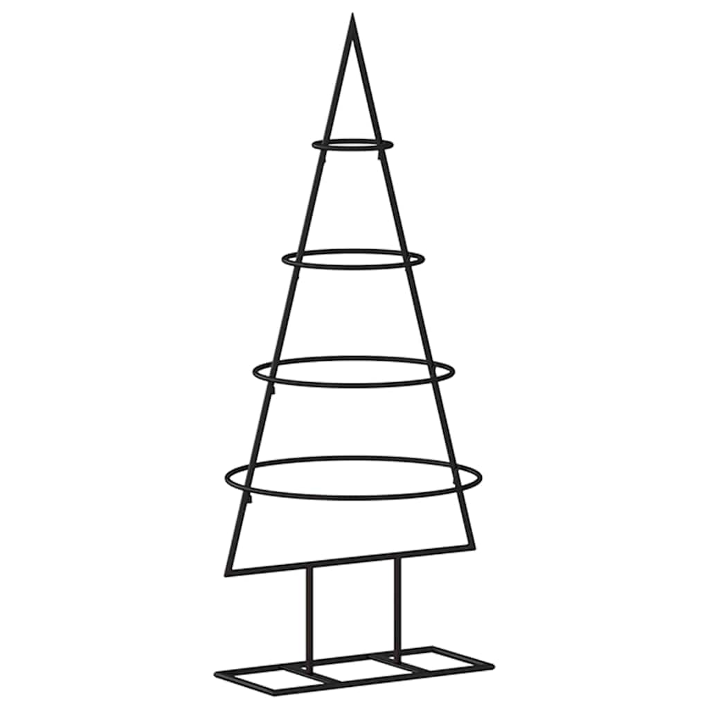 Juletre til dekorasjon metall svart 60 cm