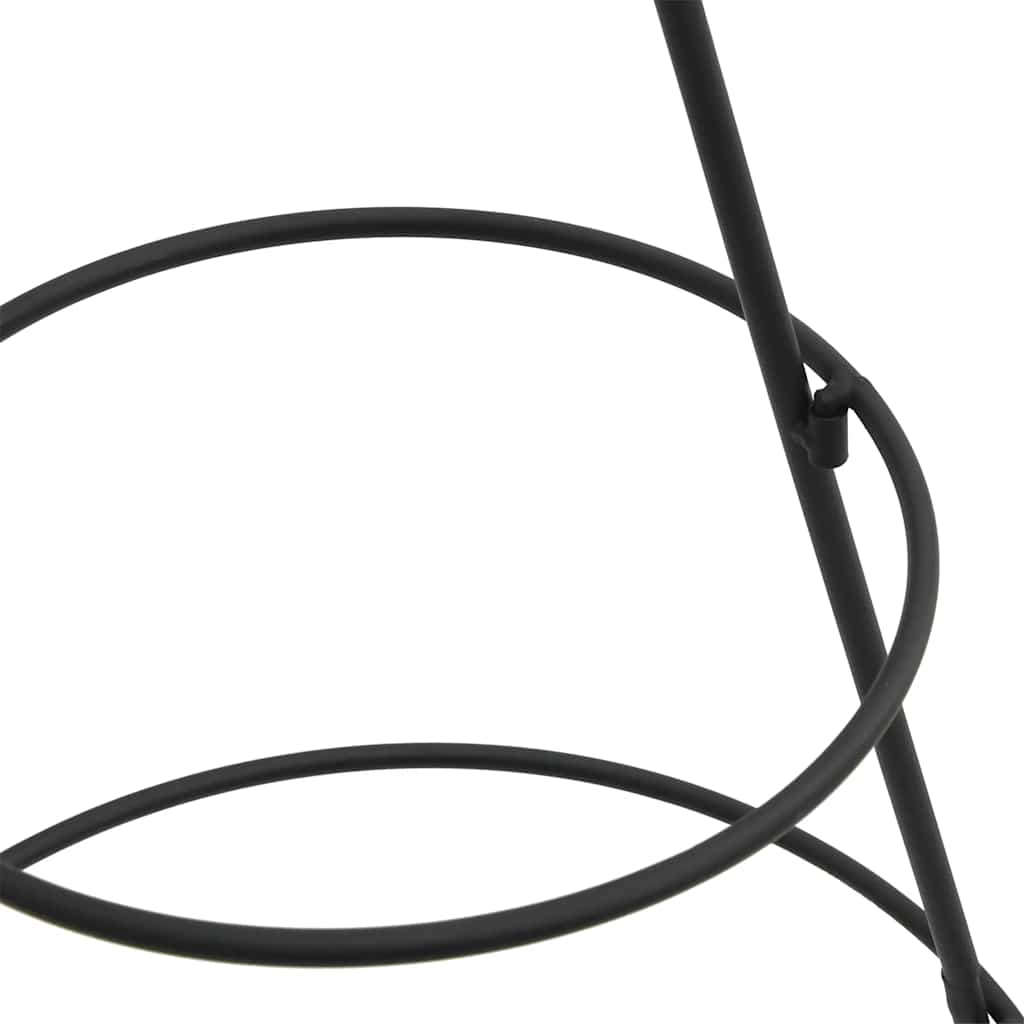 Juletre til dekorasjon metall svart 60 cm