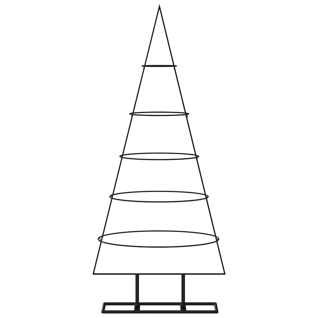 Juletre til dekorasjon metall svart 125 cm