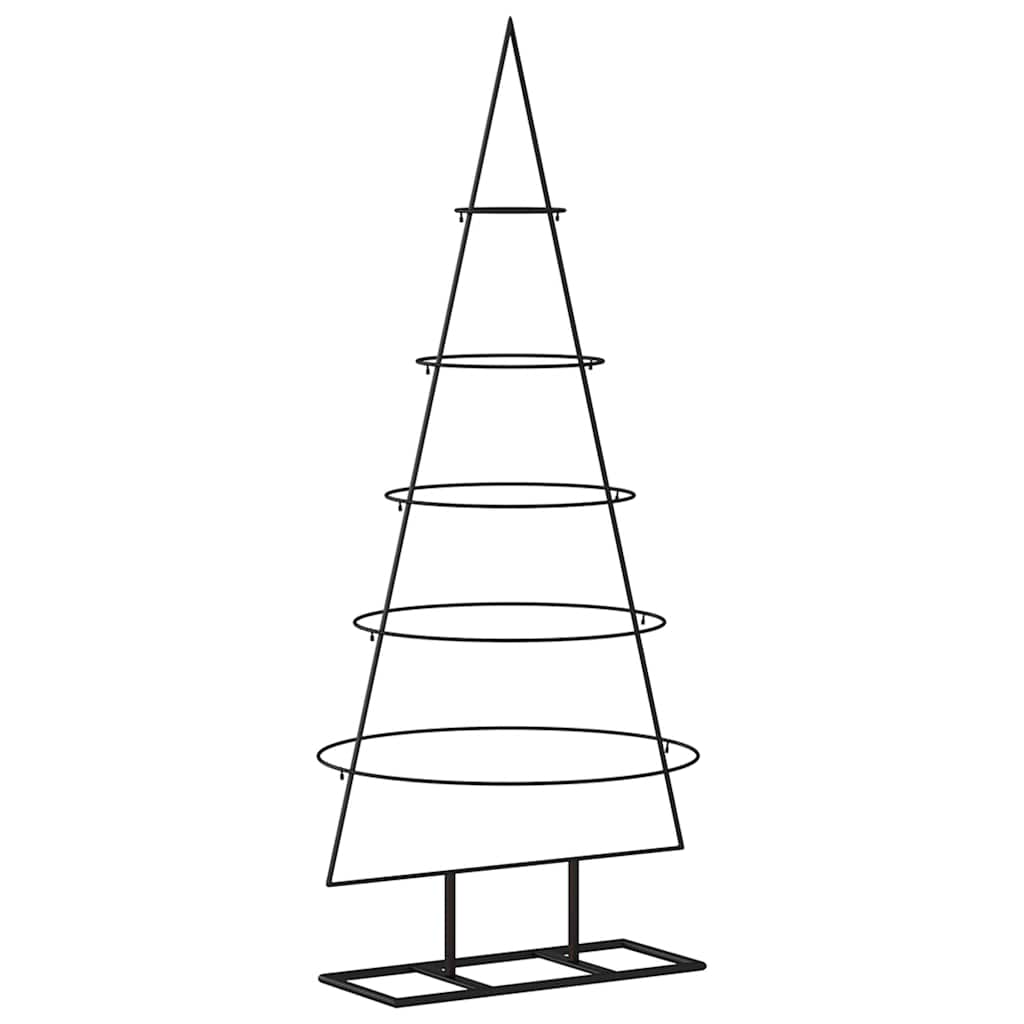 Juletre til dekorasjon metall svart 125 cm