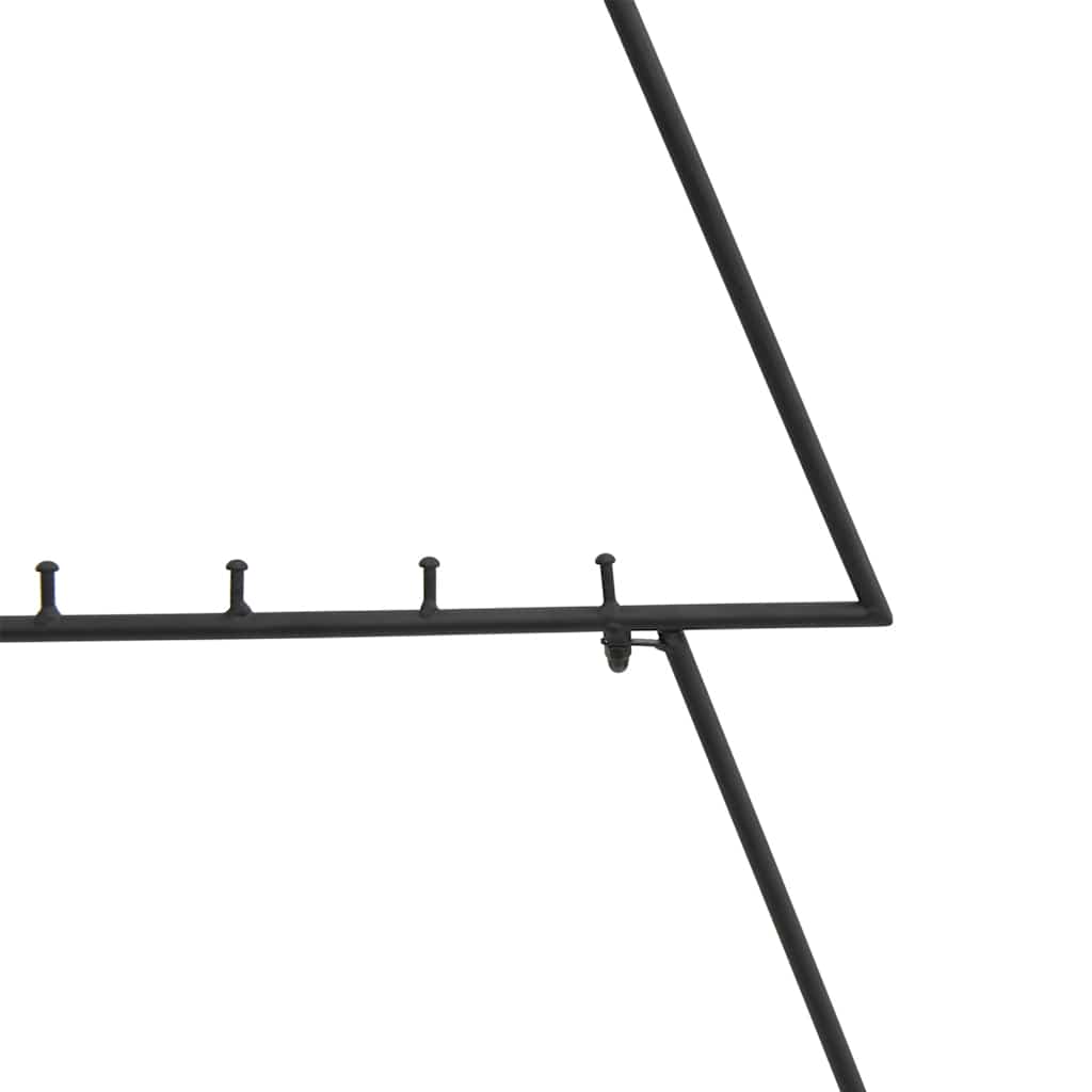 Juletre til dekorasjon metall svart 125 cm