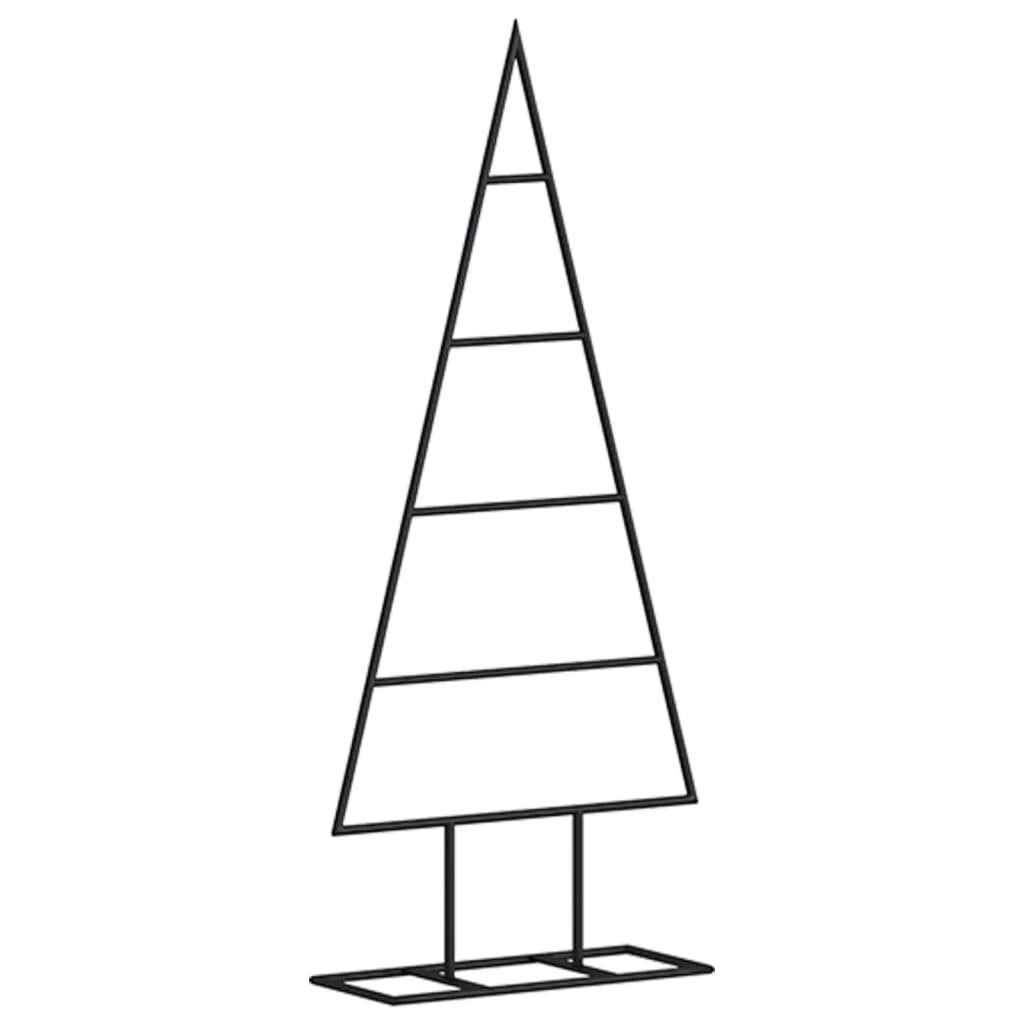 Juletre til dekorasjon metall svart 60 cm