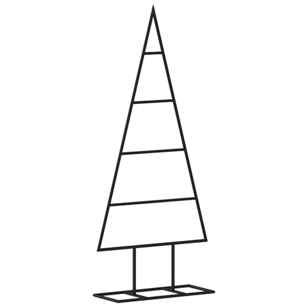 Juletre til dekorasjon metall svart 60 cm