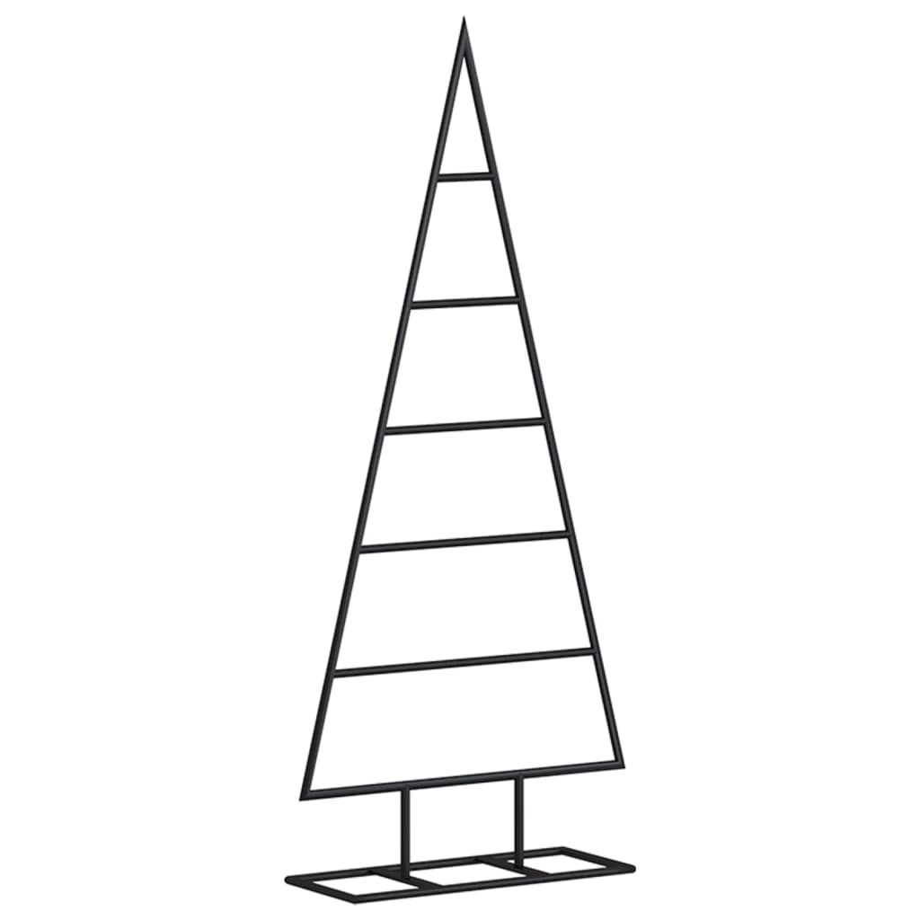 Juletre til dekorasjon metall svart 90 cm