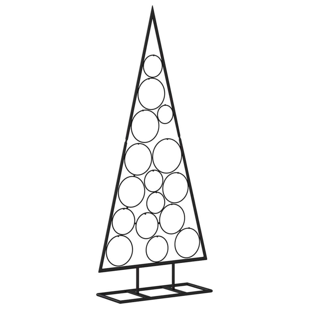 Juletre til dekorasjon metall svart 125 cm